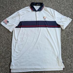 RLX Ralph Lauren‎ Polo Sport USA Ryder Cup 2018 Polo Shirt Size XL